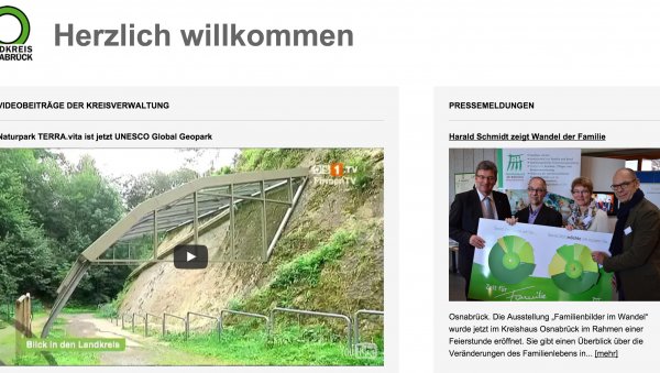 Startseite Landkreis Osnabrück Informationsterminal