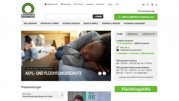 Startseite Landkreis Osnabrück Portal