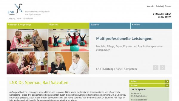 Startseite LNK - Lippische Nervenklinik Dr. Spernau